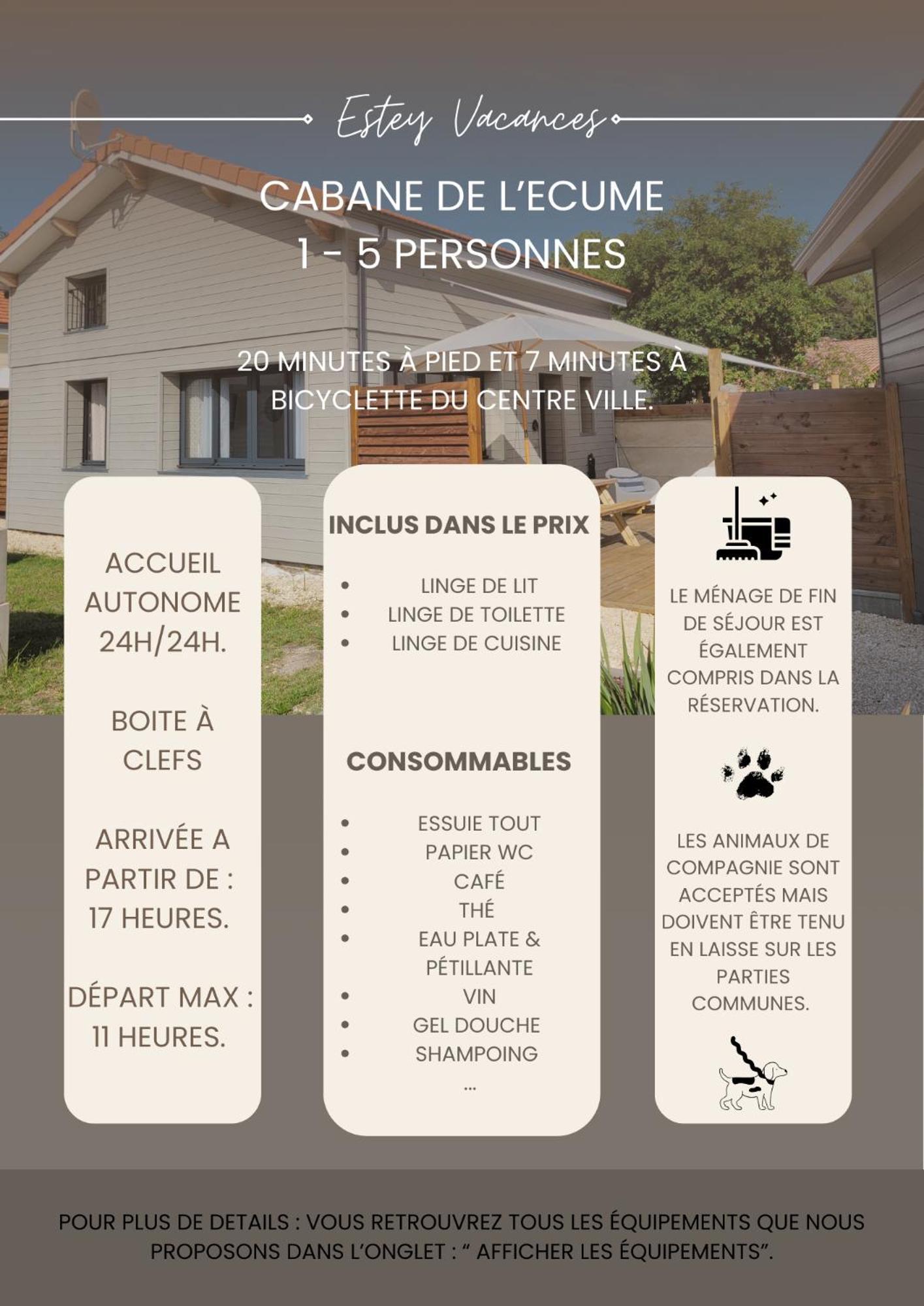Les Cabanes De L'Airial Ecume Andernos-les-Bains Zewnętrze zdjęcie